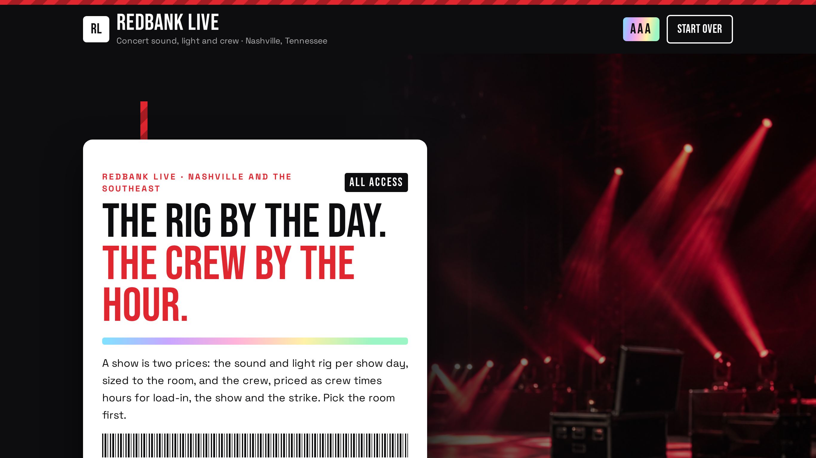 Event production proposal template for shows preview
