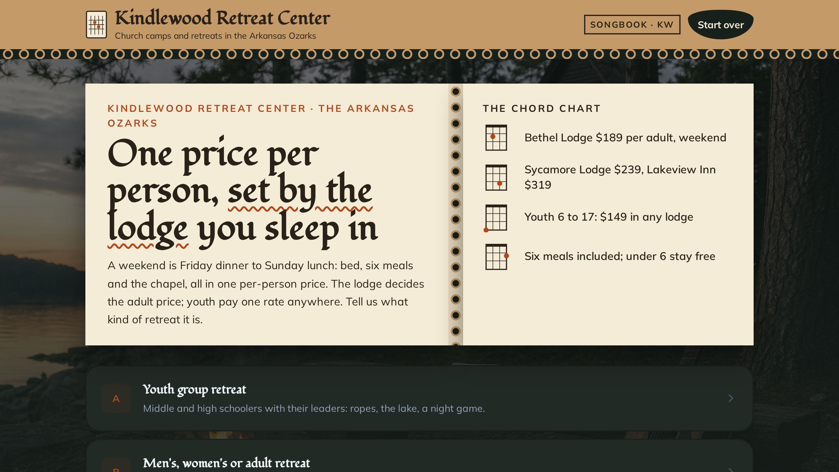 Church retreat registration form template preview