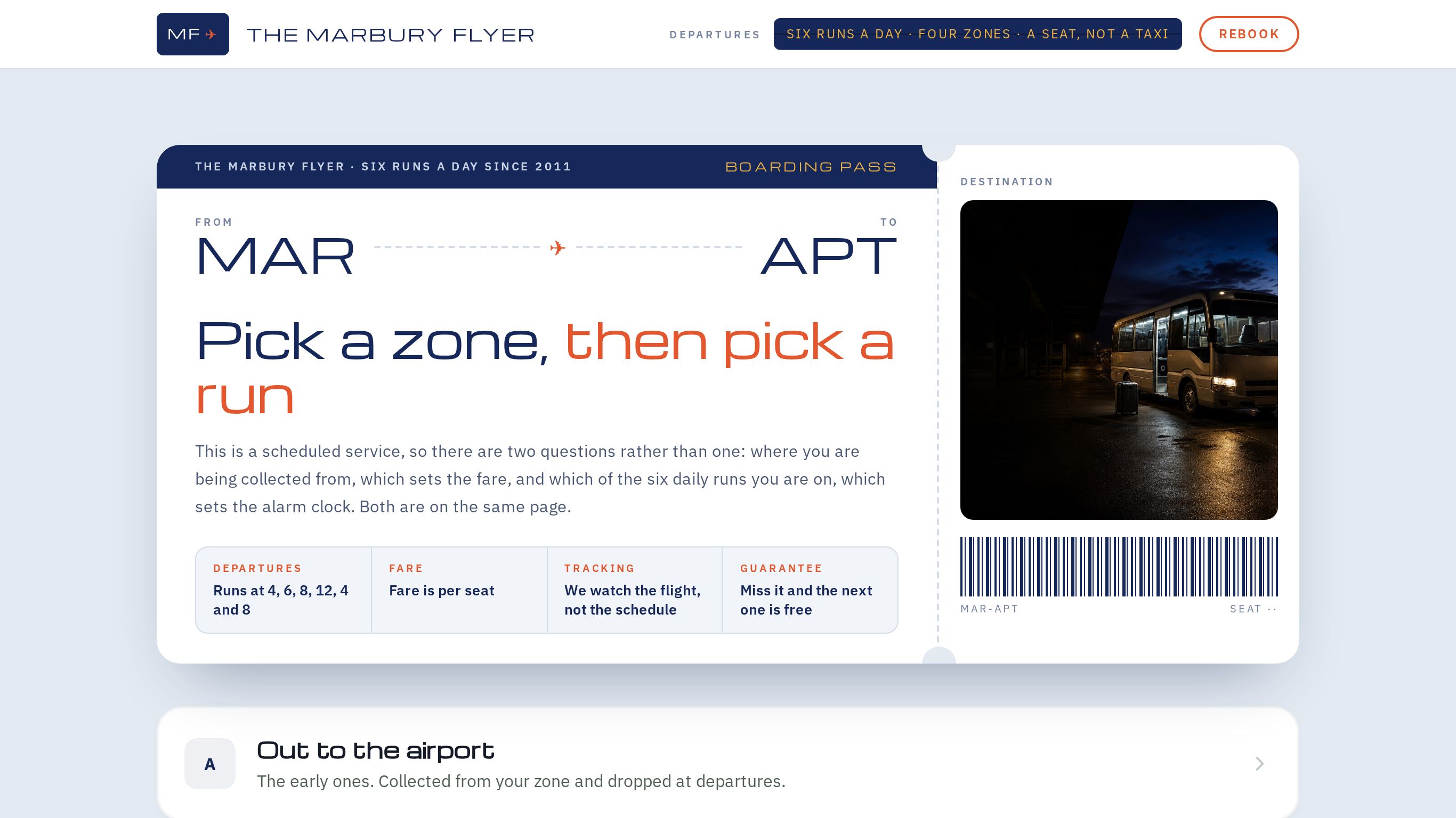 Airport shuttle seat booking form template preview