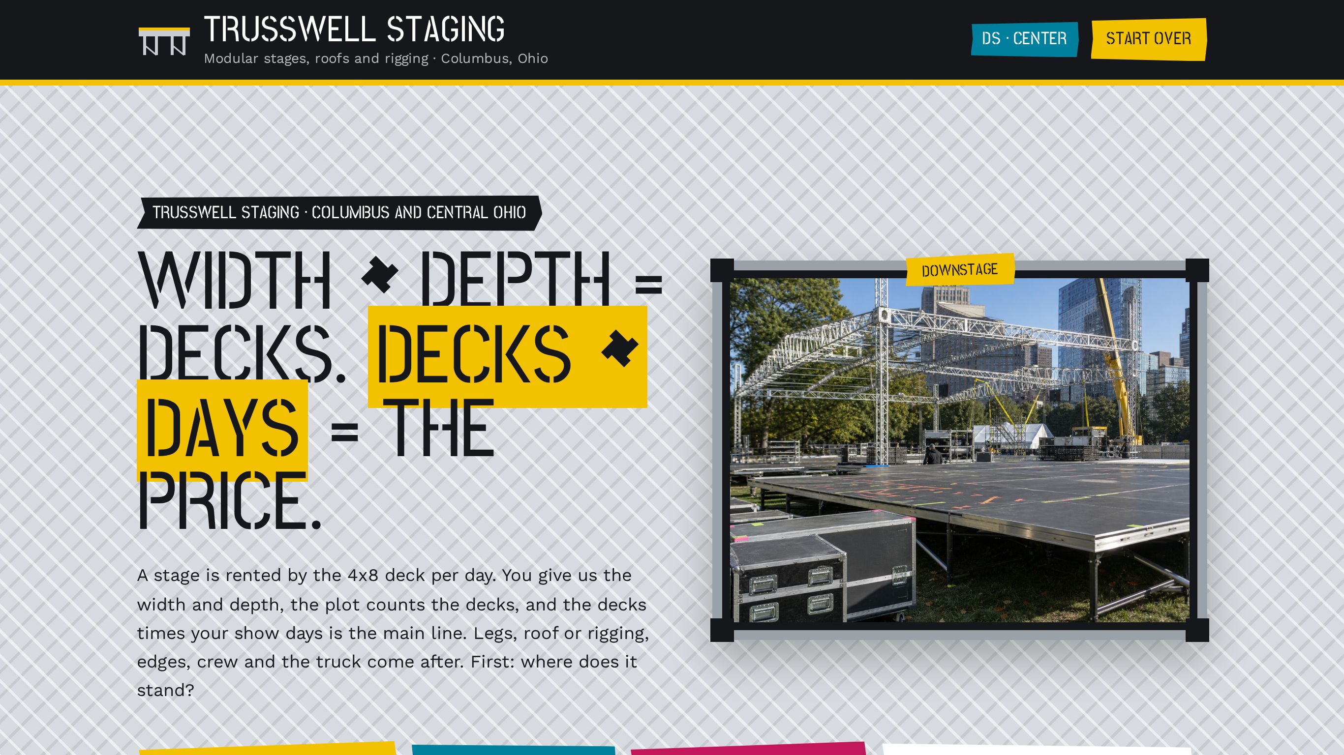 Stage rental quote template for event pros preview