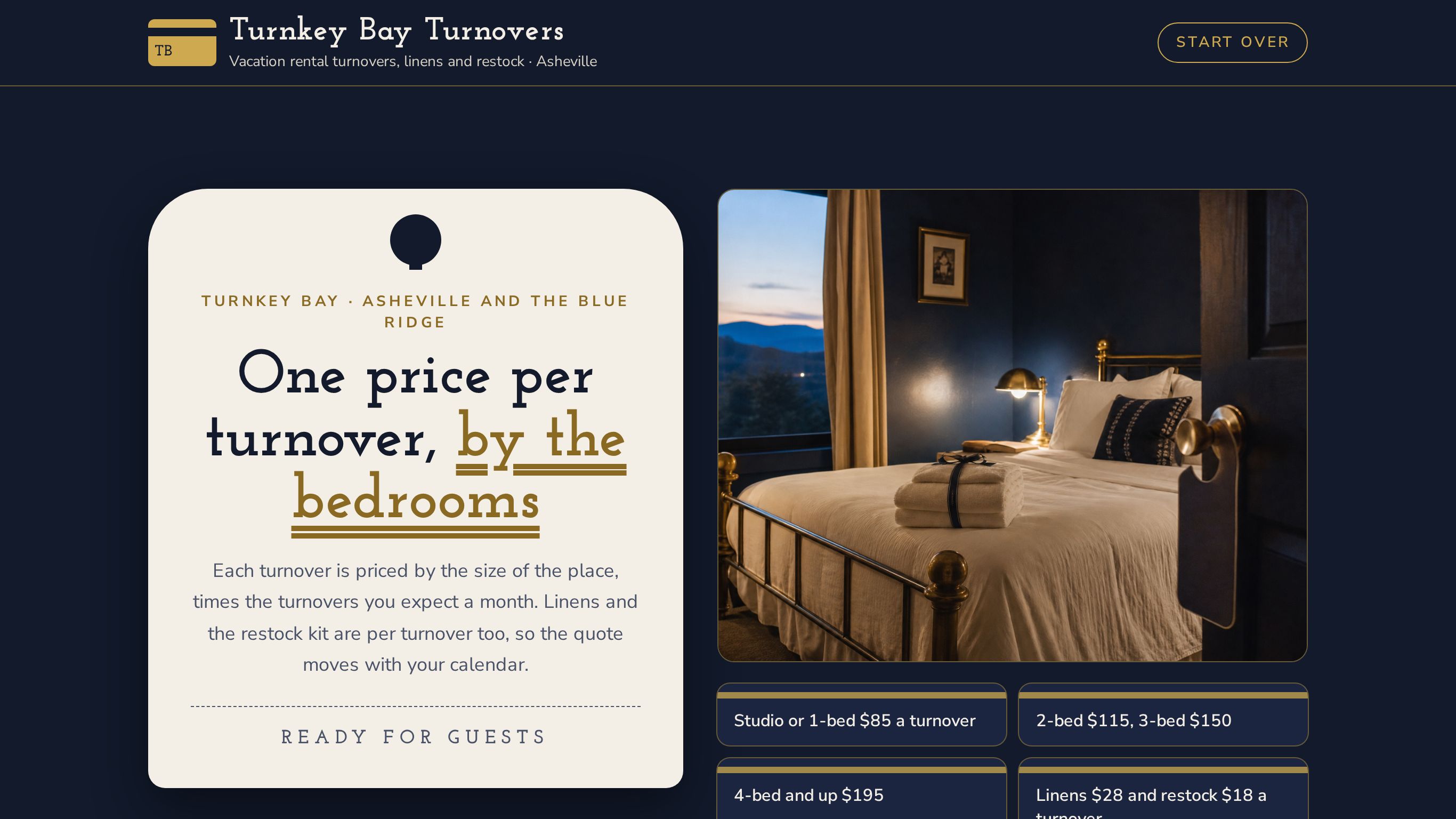 Vacation rental cleaning proposal template preview