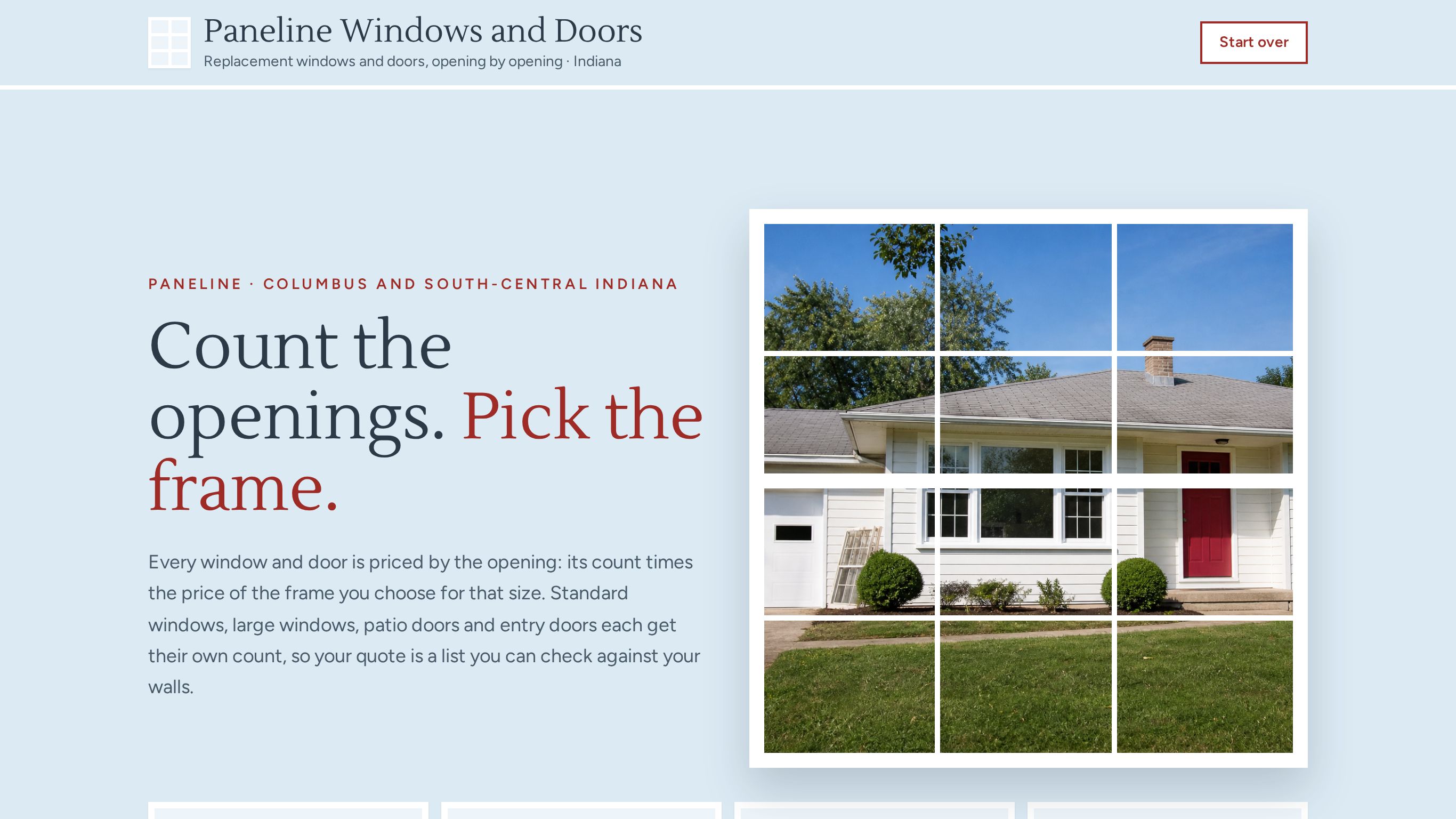 Window replacement estimate template preview